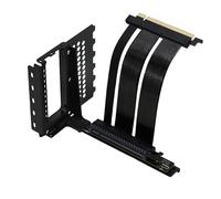 Formulamod Kit de montage vertical pour GPU, support vertical pour GPU avec câble élévateur PCIe 5.0 x16 haute vitesse de 15 cm, compatible avec 9070xt, rx9070 (noir)