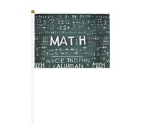 Formulas Formes Théorie des mathématiques Impression Pratique Drapeau à main Polyvalent Drapeaux Poteau Fêtes Défilés Décorations Vacances