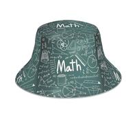 Formulas Shapes Theory Leçon de mathématiques Réversible Imprimé Mots Bob Chapeau de Sécurité Réfléchissant Chapeau de Soleil Double Face pour Sports de Plein Air et Camping Noir