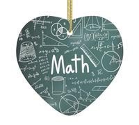 Formulas Shapes Theory Math Décorations de Noël Décorations de sapin à suspendre Ornements pour arbres Extérieur Intérieur Décoration d'intérieur