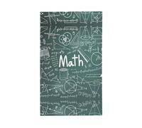 Formulas Shapes Theory Math Leçon Word Print Drapeau décoratif d'extérieur toutes saisons Motif simple face cour porche terrasse