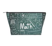Formulas Shapes Theory Math Lesson Word Print Makeup Organizer Bag, Zipper Organizer Bag, Travel Portable Handbag, Fashion Makeup Bag, Formulas Shapes Theory Math Leçon Word, Taille unique, Formulas