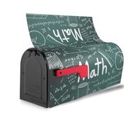 Formulas Shapes Theory Math Lesson Word Print Réutilisable Imperméable Boîte aux lettres Couverture magnétique pour boîtes aux lettres uniques faciles à identifier