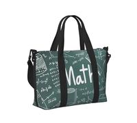 Formulas Shapes Theory Math Lesson Word Print Sac à main de voyage léger et pliable pour les voyages de w nd gym vacances