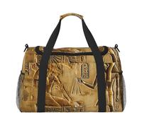 Formulas Shapes Theory Sac de voyage avec mots imprimés de leçons de mathématiques Grande capacité Sac de w nd pour femme et homme, Egypte Hiéroglyphe., One Size, Sac de voyage