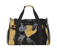 Formulas Shapes Theory Sac de voyage avec mots imprimés de leçons de mathématiques Grande capacité Sac de w nd pour femme et homme, Teckel, One Size, Sac de voyage