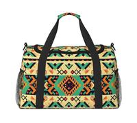 Formulas Shapes Theory Sac de voyage avec mots imprimés de leçons de mathématiques Grande capacité Sac de w nd pour femme et homme, Motif géométrique ethnique, One Size, Sac de voyage