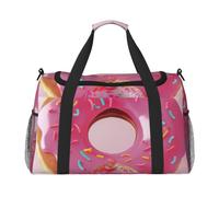 Formulas Shapes Theory Sac de voyage avec mots imprimés de leçons de mathématiques Grande capacité Sac de w nd pour femme et homme, Donut, One Size, Sac de voyage