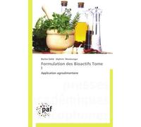 Formulation des bioactifs tome i - Collectif - P.academiques Francophones - broché - Etude
