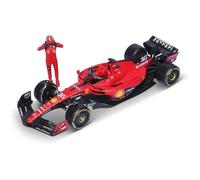Formule 1 Ferrari SF23 Avec Figurine Charles Leclerc 2023 1/24 Métal Burago