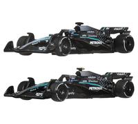 Formule 1 Hot Wheels Premium Die-Cast Vehicle 2-Pack 1:64 Team Mercedes-AMG PETR