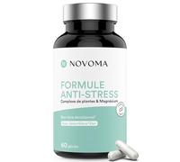 Formule Anti-Stress + Rhodiola Magnesium Bisglycinate, 60 Gélules - 1 Mois