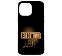 Formule chimique de l'hormone de structure chimique de testostérone Coque pour iPhone 13 Pro Max