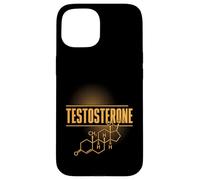 Formule chimique de l'hormone de structure chimique de testostérone Coque pour iPhone 15