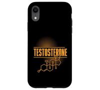Formule chimique de l'hormone de structure chimique de testostérone Coque pour iPhone XR