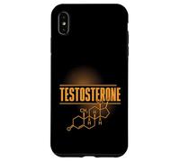 Formule chimique de l'hormone de structure chimique de testostérone Coque pour iPhone XS Max