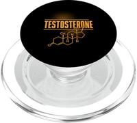 Formule chimique de l'hormone de structure chimique de testostérone PopSockets PopGrip pour MagSafe