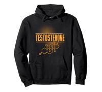 Formule chimique de l'hormone de structure chimique de testostérone Sweat à Capuche