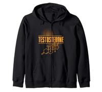 Formule chimique de l'hormone de structure chimique de testostérone Sweat à Capuche