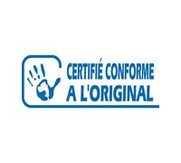 FORMULE COMMERCIALE certifié conforme A L'ORIGINAL TRODAT PRINTY 4992.09