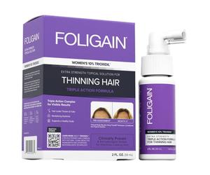Formule complète triple action Foligain pour cheveux clairsemés pour femmes - 59 ml