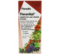 Formule de fer liquide sans levure et sans gluten Floravital - 250 ml