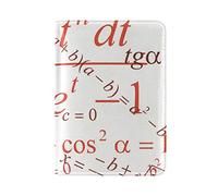 Formule De Physique Mathématique Détenteur d'un Passeport Titulaire Etui en Cuir Véritable Couverture de Passeport pour Voyage Hommes Femmes