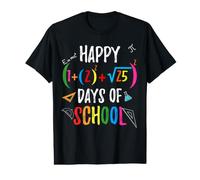 Formule mathématique 100 Jours d'école pour élève Professeur de mathématiques T-Shirt Graphique avec Valeur