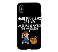 Formule mathématique Algèbre Calcul équation Nombre Professeur de mathématiques Coque pour iPhone X/XS