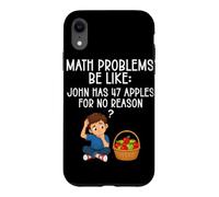Formule mathématique Algèbre Calcul équation Nombre Professeur de mathématiques Coque pour iPhone XR