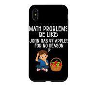 Formule mathématique Algèbre Calcul équation Nombre Professeur de mathématiques Coque pour iPhone XS Max