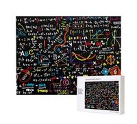 Formule mathématique colorée à Imprimer,Puzzle Familial en Bois de 500 pièces pour Adultes et Adolescents, décoration d'intérieur