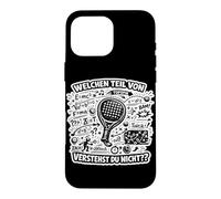 Formule Mathématique De L'entraîneur De Padel - Padel Coque pour iPhone 16 Pro Max