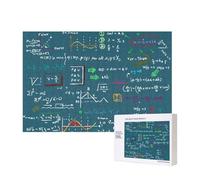 Formule mathématique imprimée,Puzzle Familial en Bois de 300 pièces pour Adultes et Adolescents, décoration d'intérieur