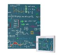 Formule mathématique imprimée,Puzzle Familial en Bois de 500 pièces pour Adultes et Adolescents