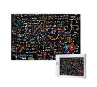 Formule mathématique Physique,Puzzle Familial en Bois de 1 000 pièces pour Adultes et Adolescents, décoration d'intérieur
