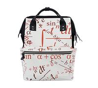 Formule Mathématique Physique Sac à Langer Sac à Dos Grande Capacité Multifonction Sac à Couches pour Voyage Maman Femme Papa