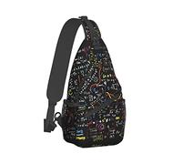 Formule Mathématique Unisexe Sling Bag Portable Sac À Bandoulière Léger Sac De Poitrine Pour Extérieur Excursion Cyclisme
