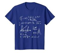 Formule Mathématiques Idée-Cadeau Mathématicien Prof Maths T-Shirt, Enfant, Bleu Royal, 4 Ans