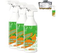 Formule naturelle Cleanse pour appareils ménagers, nettoyant multi-surfaces à l'eau électrolysée, pour four, plaque de cuisson, hotte, verre et céramique (3 Pièce)