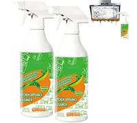Formule naturelle Cleanse pour appareils ménagers, nettoyant multi-surfaces à l'eau électrolysée, pour four, plaque de cuisson, hotte, verre et céramique (2 Pièce)