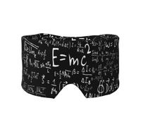 Formule physique loi E=Mc2,Masque pour les yeux bloquant la lumière Cache-yeux et cache-oreilles pour le sommeil
