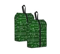 Formules et équations mathématiques， Lot de 2 Sacs à Chaussures de Voyage, Sacs de Rangement imperméables, Organisateur de Chaussures pour Les Voyages et la Maison