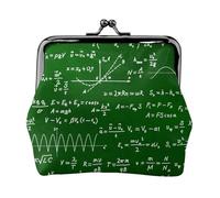 Formules et équations mathématiques,Porte-Monnaie en Cuir PU, Petit Portefeuille, Pochette à Monnaie avec Fermoir Baiser