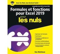 Formules et fonctions pour Excel 2019 Pour les Nuls