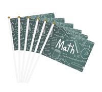 Formules, formes, théorie, leçon de mathématiques, mots, drapeau portable, drapeaux de célébration, fêtes, vacances, décoration, rassemblements, événements