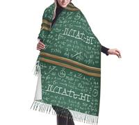 Formules, Formes, Théorie, Leçon De Mathématiques, Mots Femme Scarf Mode Châle Confortable Écharpe Pour Automne Hiver Mariage Soirée
