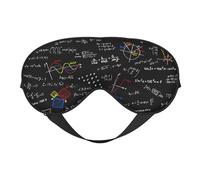 Formules mathématiques d'équations mathématiques, Couvre-yeux complets bloquant la lumière, masque pour les yeux, bandeau doux pour les yeux de nuit
