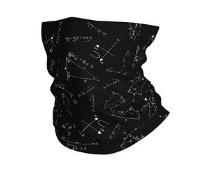 Formules Mathématiques Équations Trigonométriques Noir Élastique Bande De Cheveux Anti-Solaire Chapeaux Demi-Visage Bandeaux pour Homme Femme Ski