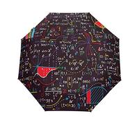 Formules Mathématiques Physique Mathématique Parapluie Pliant Automatique Coupe-Vent Ultra-léger Voyage Incassable Parapluies pour Homme Femme